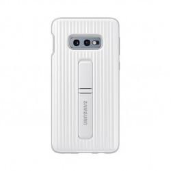 Samsung - Coque Renforcée Fonction Stand - Couleur : Blanc - Modèle : Galaxy S10e