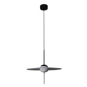 MONO-Suspension LED modulable Verre Dimmer Touch Ø50cm Transparent