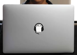 Sticker pour MacBook ou ipad, CASQUE GAMER