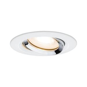 NOVA-Spot encastré LED orientable rond métal Ø 9.3cm Argenté