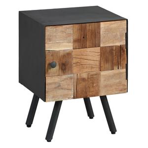 FULBERT - Chevet 1 Porte Acier et Bois Massif