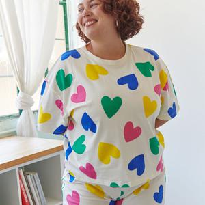 Pyjama Coton BIO - Big Love Beige