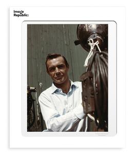Image Republic - Affiche "Sean Connery" 40 x 50 cm - Blanc