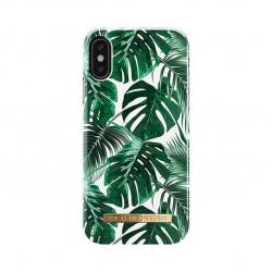 iDeal Of Sweden - Coque Rigide Fashion Monstera Jungle - Couleur : Vert - Modèle : iPhone Xs