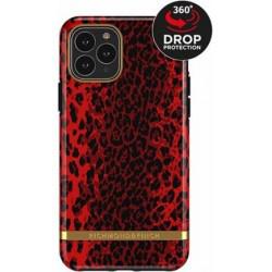 Richmond & Finch - Coque Rigide Red Leopard - Couleur : Multicolore - Modèle : iPhone 11 Pro Max