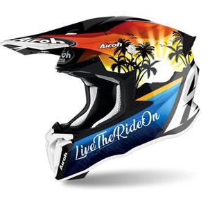 Airoh Twist 2.0 Lazyboy Casque Motocross, multicolore, taille L