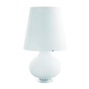 FONTANA-Lampe à poser H53cm Blanc