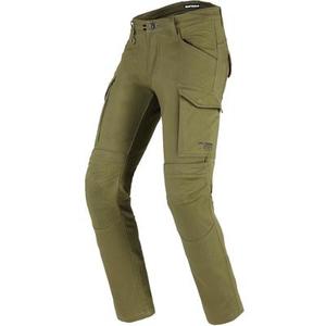Spidi TexTech Pathfinder Cargo Pantalon textile de moto, vert, taille 36