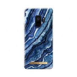 iDeal Of Sweden - Coque Rigide Fashion Indigo Swirl - Couleur : Bleu - Modèle : Galaxy S9