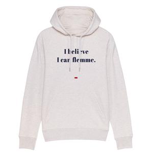 Hoodie Femme - I Believe I Can Flemme - Blanc Chine - Taille XS