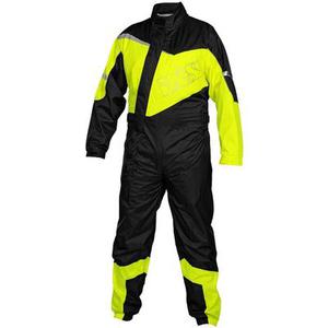 IXS 1.0 1-Teiler Costume de pluie de moto, noir-jaune, taille XS