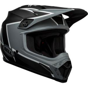 Bell MX-9 MIPS Twitch Casque de motocross, noir-gris-blanc, taille M