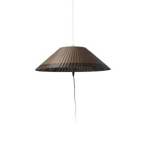 SAÏGON-Suspension d'Extérieur avec prise Osier Ø100cm Marron