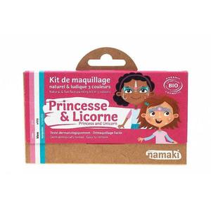 Mini coffret Maquillage Namaki 3 couleurs Princesse & Licorne -