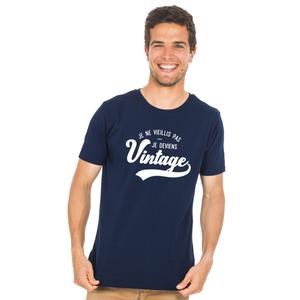 T shirt Homme Je Ne Vieillis Pas Je Deviens Vintage Navy