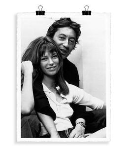 Image Republic - Affiche La Galerie "Birkin Gainsbourg" 56 x 76 cm