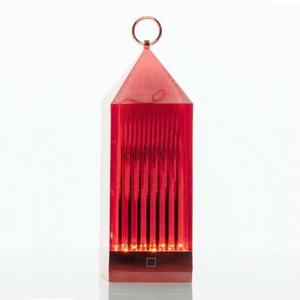 LANTERN-Lampe baladeuse d'extérieur LED rechargeable H31cm Rouge