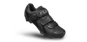 Chaussures VTT FLR Elite F-65 Clic + 2 Bandes auto agrippantes Noir -