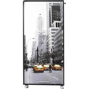 Armoire Informatique Mobile Noire 2 Tiroirs - Coloris - Scene New York 504