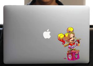 Sticker pour Macbook ou PC, HARLEY QUINN H.15 cm