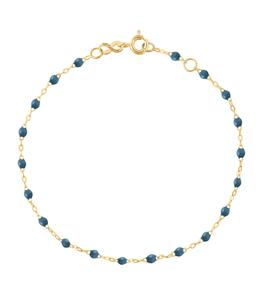 Gigi Clozeau - Femme - Bracelet Or Jaune et Perles de résine - Bleu