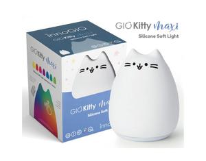 SEVIRA KIDS Veilleuse Lumineuse en Silicone, Chat XL
