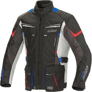 Büse Lago Pro Veste textile moto, noir-rouge-bleu, taille L