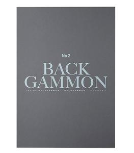 Printworks - Jeu de Backgammon - Blanc