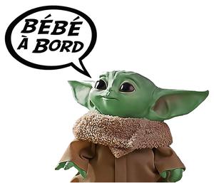 Sticker Bébé à bord ! BEBE YODA, édition limitée 100ex