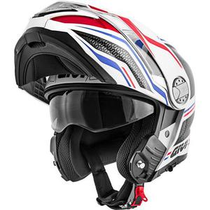GIVI X.33 Canyon Layers Casque, blanc-rouge-bleu, taille S