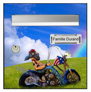 Sticker pour boîte aux lettres, Biker