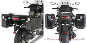 Supports Valises Givi Monokey Cam-Side Trekker Outback Kawasaki 1000 KLV Versys