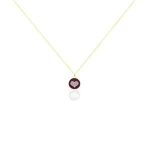 Collier Chlea Coeur Or Jaune
