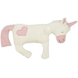 Doudou Licorne Efie Broderie Cœur 34 cm Coton Bio - Doudou Bio Efie