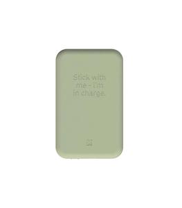 Kreafunk - Batterie portable toCHARGE Qi Dusty Olive - Vert