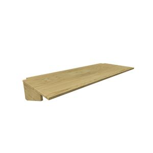 Bureau tablette 160cm en bois pour lit mezzanine - Miel