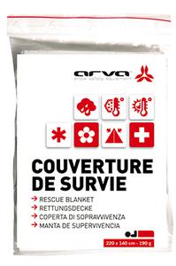 Couverture de survie Argent - 190 grammes