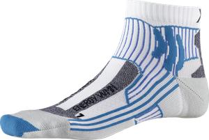 Chaussettes Marathon Energy Femme Blanc/Bleu