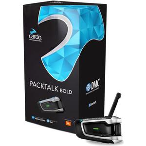 Cardo Packtalk Bold / JBL Pack unique de système de communication, noir