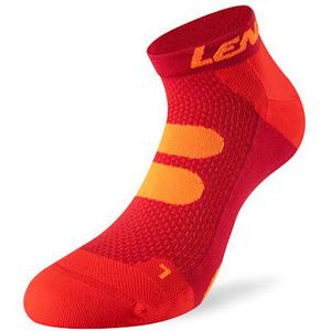 Lenz 5.0 Short Chaussettes de compression, rouge-orange, taille 35 36 37 38