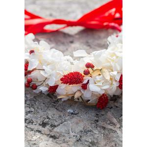 Couronne de fleurs Santa Baby