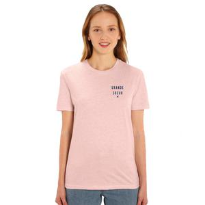 T-shirt Femme - Grande Sœur X Cœur Waf - Rose Chiné - Taille M