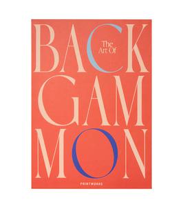 Printworks - Jeu Art of Backgammon - Rose