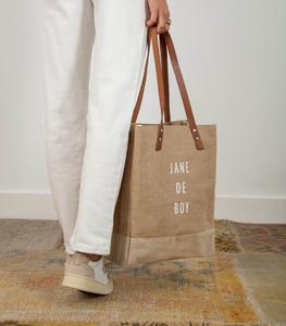 Apolis - Femme - Sac Equitable Wine Bag Jane de Boy Natural - Beige