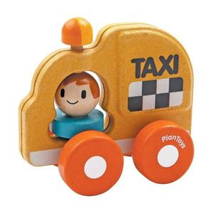 Voiture Taxi 'Yellow Cab' Premier Age 'PlanWood' - Jouet Plantoys