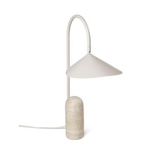 ARUM-Lampe de table marbre et métal H50cm Beige