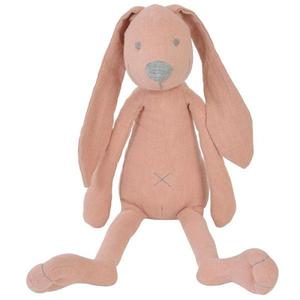 Grand Doudou Lapin Richie Vieux Rose en Lin 41 cm Happy Horse -