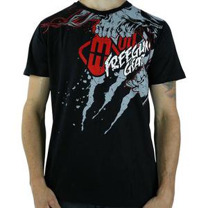 Freegun Homme Scream T-Shirt, noir, taille S