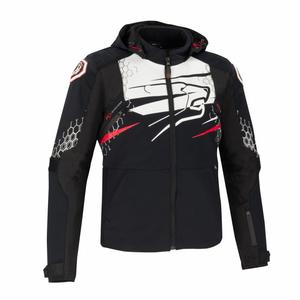 Blouson textile Bering Balko noir/blanc/rouge- S
