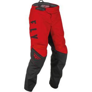 Fly Racing F-16 Pantalon de motocross jeunesse, noir-rouge, taille 24